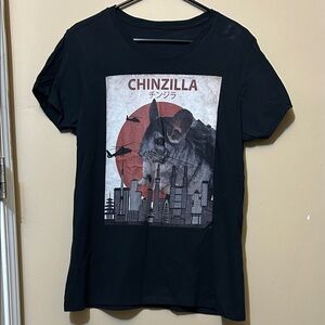 Black Chinzilla Graphic T-Shirt